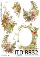 decoupage_papier_ryżowy_poziomki_truskawki_itdr832