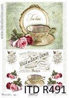 decoupage_papier_ryżowy_tea_time_vintage_kolaż_itd_r491