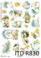 decoupage_papier_ryżowy_wielkanoc_kurczak_niezapominajka_itd_r830