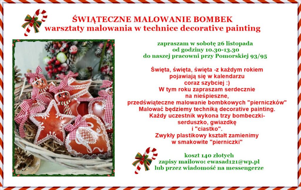 bombki recznie malowane