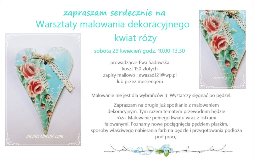 warsztaty malowania dekoracyjnego